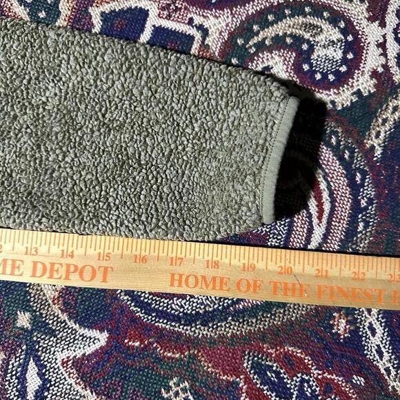 L.L.BEAN Women's Hi-Pile Soft Fleece Pullover Sweater Dark Olive Size XS - Picture 6 of 7